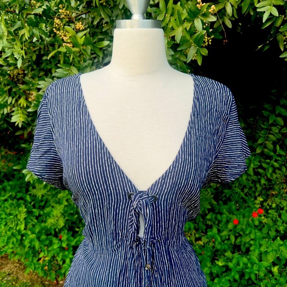 American Eagle Outfitters Black and White Maxi Dress - Picture 3 of 7